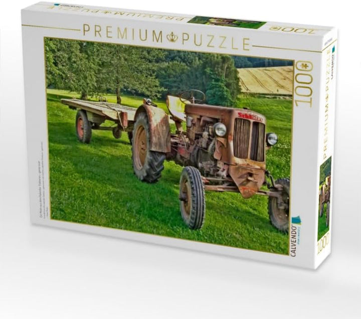 CALVENDO Puzzle Traktoren - Game Over 1000 Teile Lege-Grösse 64 x 48 cm Foto-Puzzle Bild von Peter R