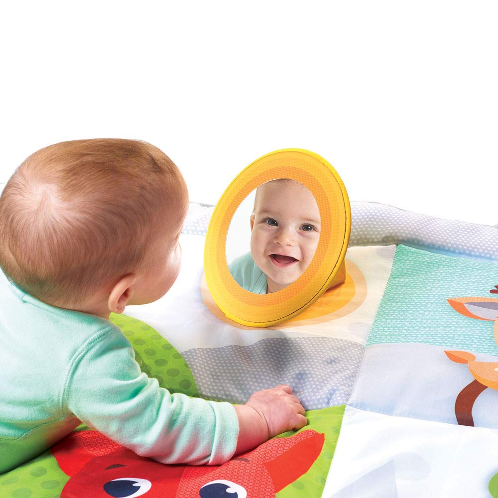 Tiny Love Baby Krabbeldecke "Super Mat" - Meadow Days Design, grosse Baby-Spieldecke im modernen Des