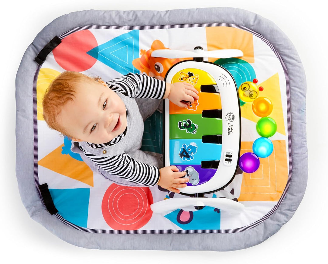 Baby Einstein, 4 in 1 Kickin' Tunes Spieldecke mit 70+ Geräuschen, 25+ Minuten Musik, Erlebnisdecke
