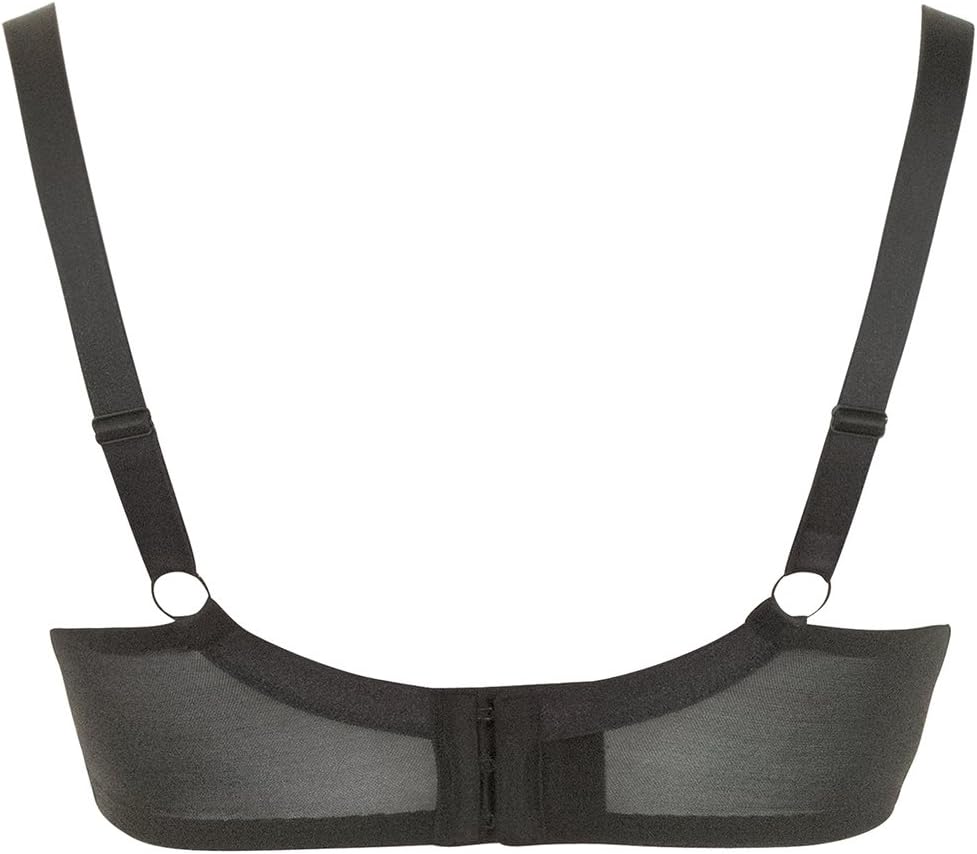 Curvy Kate Damen Victory Balconette BH für den Alltag, Durchsichtig 65E Schwarz, 65E Schwarz