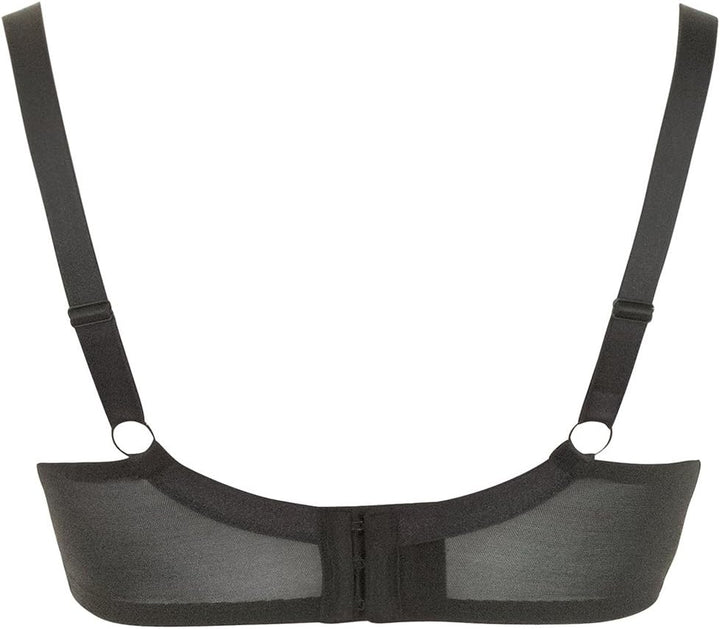 Curvy Kate Damen Victory Balconette BH für den Alltag, Durchsichtig 65E Schwarz, 65E Schwarz