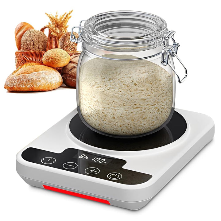 Sauerteig Starter Warmer, Warmhaltematte für Sauerteigstarter, Präzise Temperaturregelung 1°C (21-49