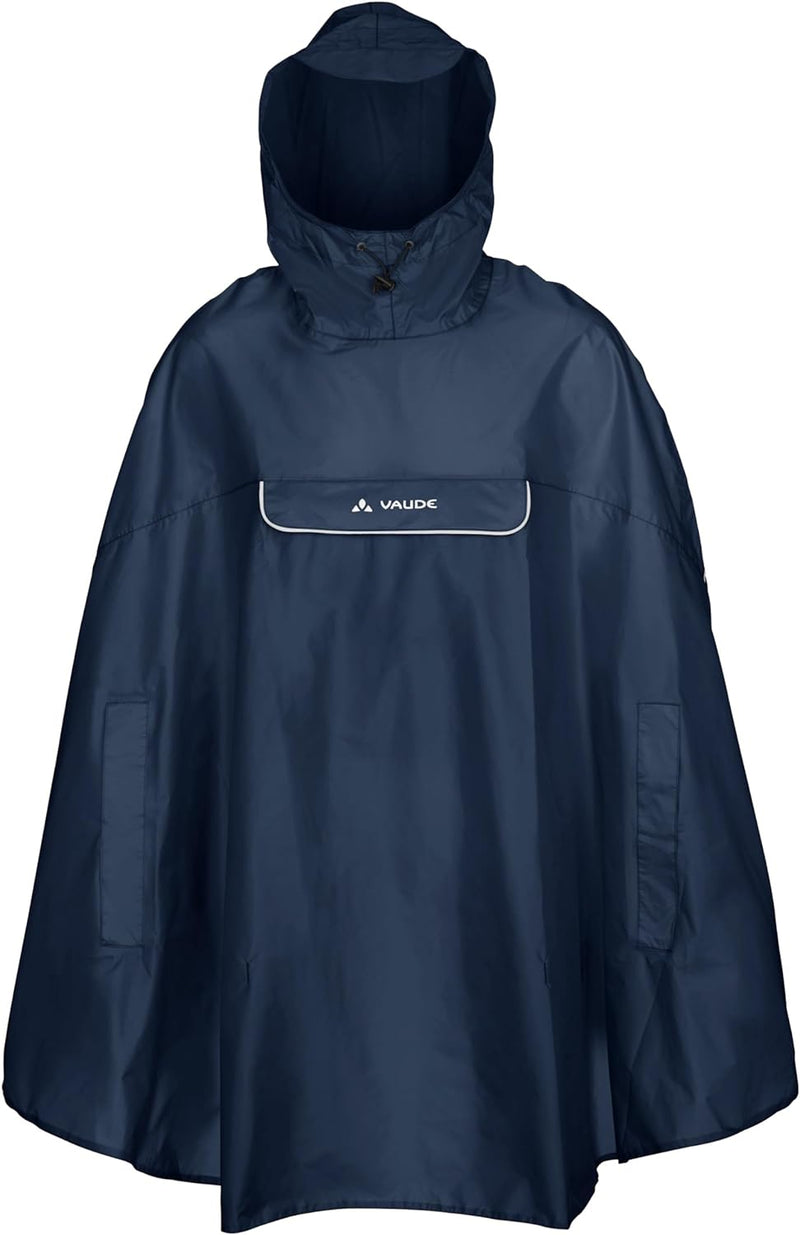 VAUDE Regenponcho Valdipino Poncho - Damen und Herren wasserdicht - Outdoorponcho Regenschutz mit in