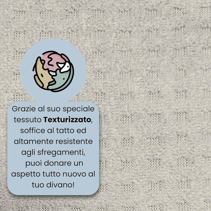Italian Bed Linen MB Home Basic Iris Sofabezug, elastisch, Beige (Preme), 3-Sitzer, 190 bis 215 cm B