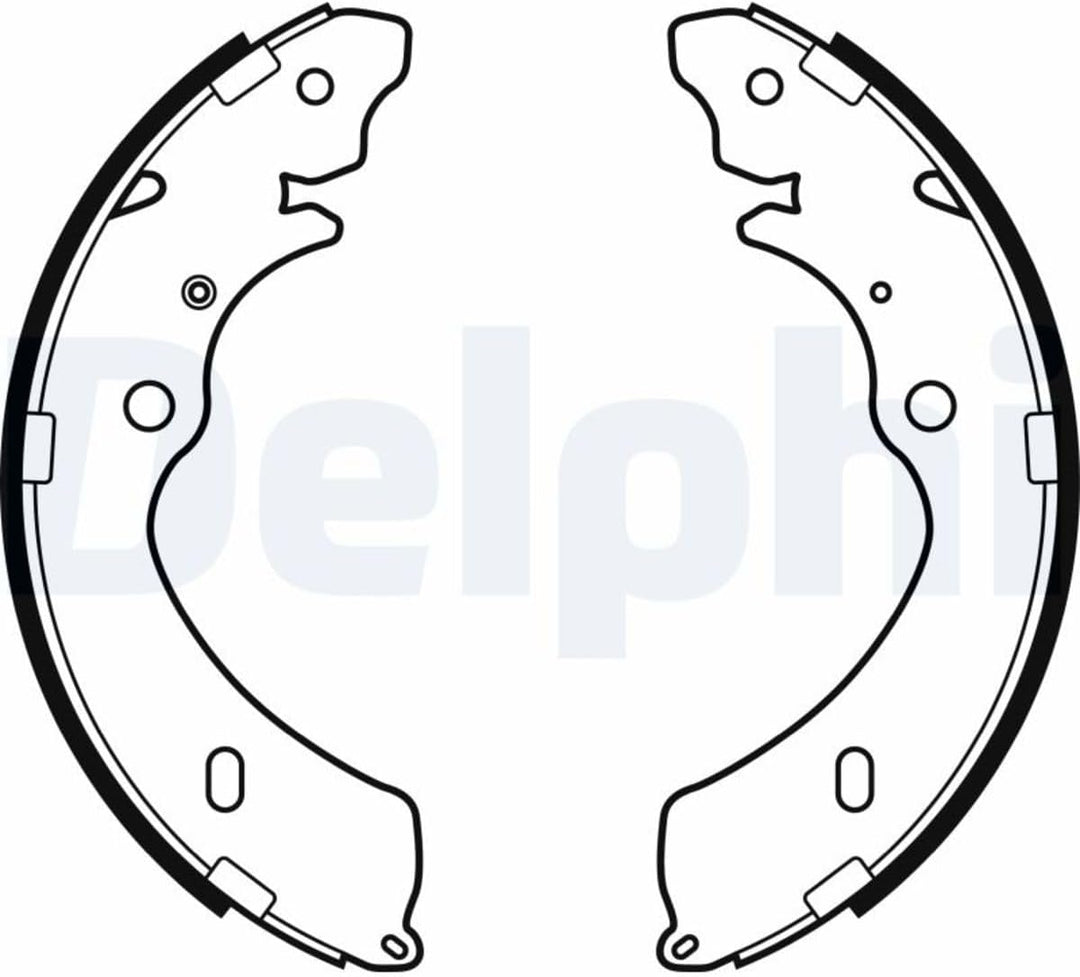 Delphi Bremsbackensatz Hinterachse LS2147