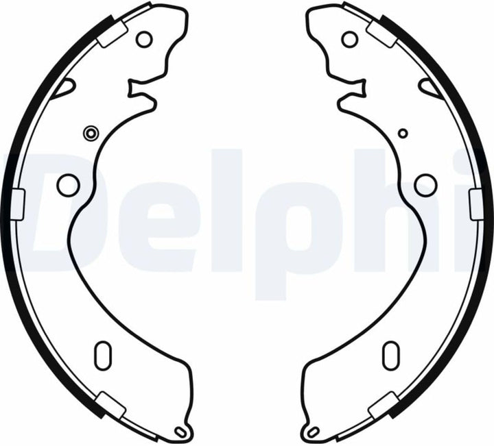 Delphi Bremsbackensatz Hinterachse LS2147