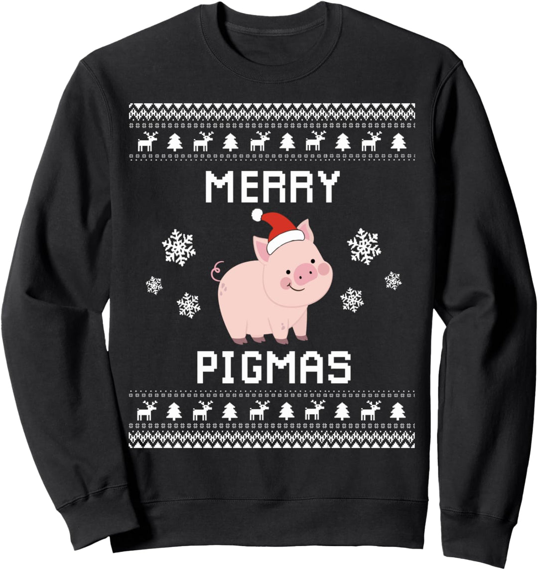 Schwein Hässlicher Weihnachtspullover für Bauernmädchen Sweatshirt