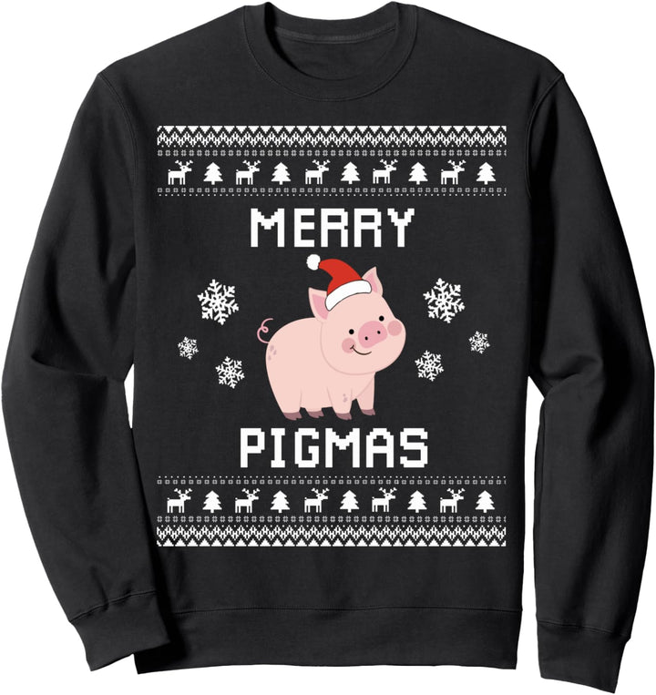 Schwein Hässlicher Weihnachtspullover für Bauernmädchen Sweatshirt