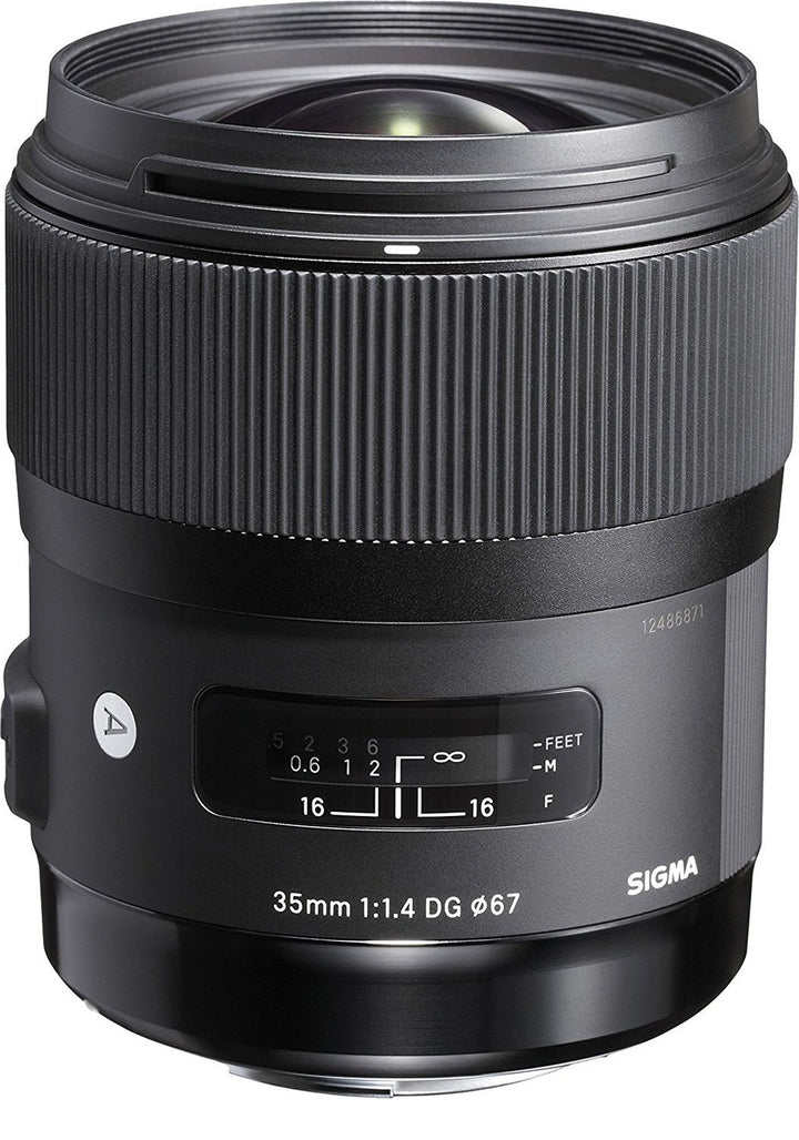 Sigma 35mm F1,4 DG HSM Art Objektiv für Nikon F Objektivbajonett für Nikon Single, für Nikon Single