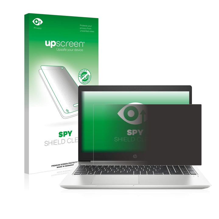 upscreen Anti-Spy Blickschutzfolie für HP ProBook 450 G6 Made in Germany, Privacy Screen Displayschu