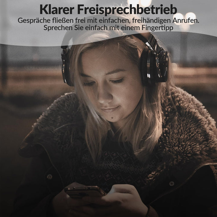 GarageRock E7 Kopfhörer Noise Cancelling Bluetooth Kopfhörer Kabellose Kopfhörer Over Ear Kopfhörer