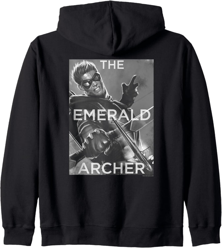 Justice League Green Arrow Trigger Greyscale Kapuzenjacke