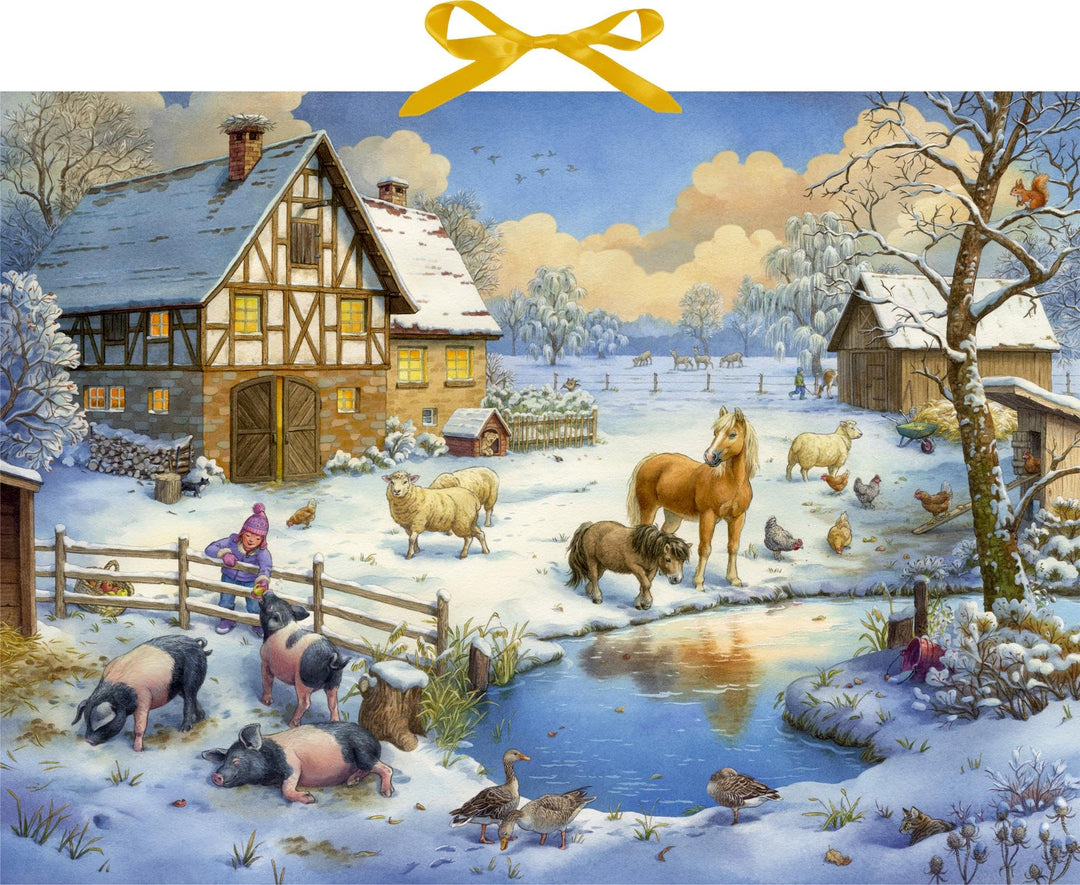 Sound-Adventskalender – Unsere Tiere auf dem Land: Mit 24 Tierstimmen- und Bauernhof-Sounds hinter d