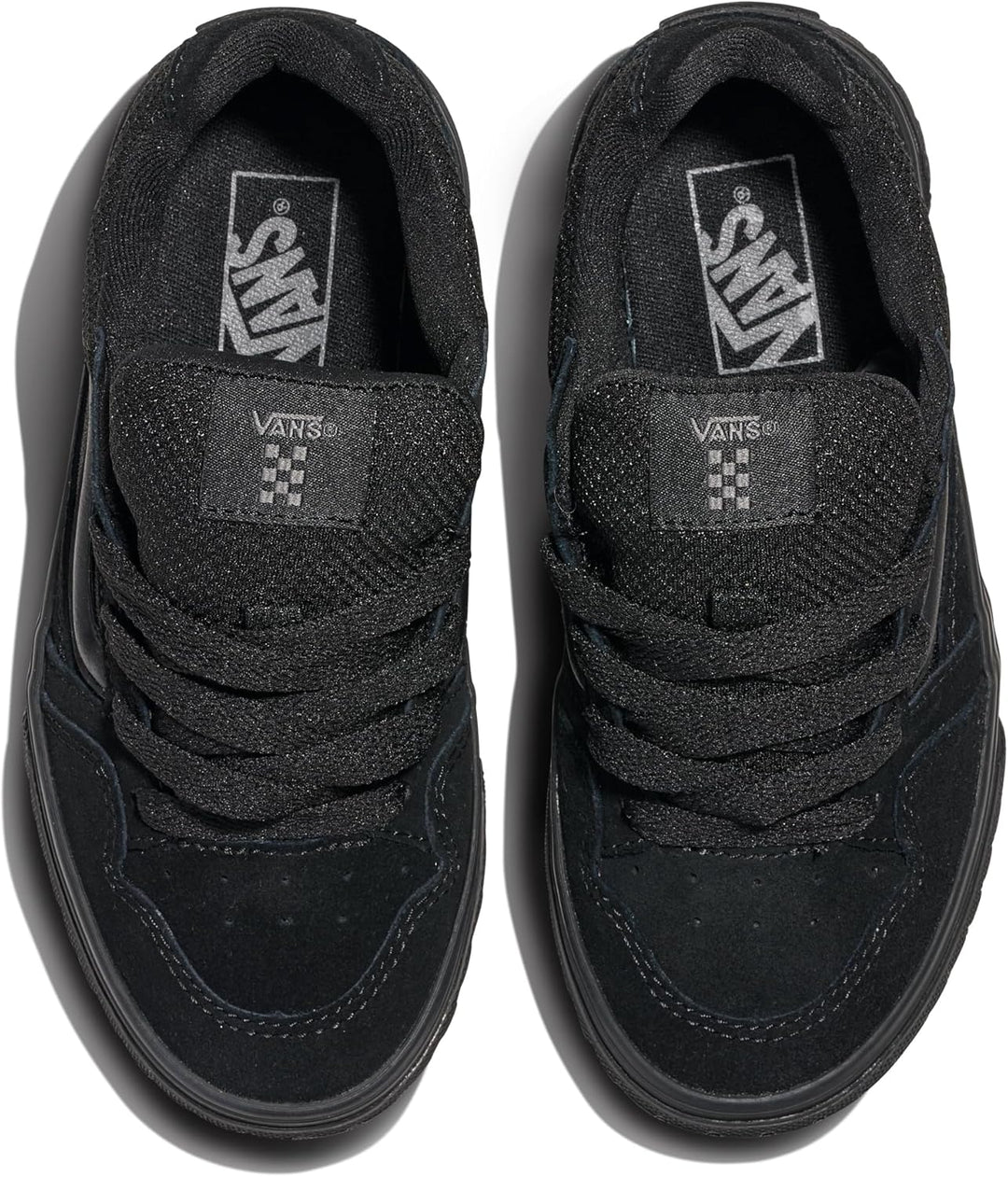Vans Unisex Kinder Caldrone Sneaker 27 EU Suede Mesh Black Black, 27 EU Suede Mesh Black Black
