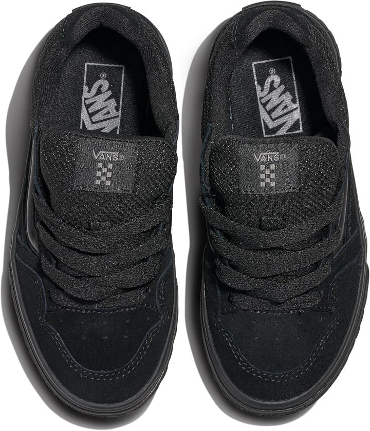 Vans Unisex Kinder Caldrone Sneaker 27 EU Suede Mesh Black Black, 27 EU Suede Mesh Black Black