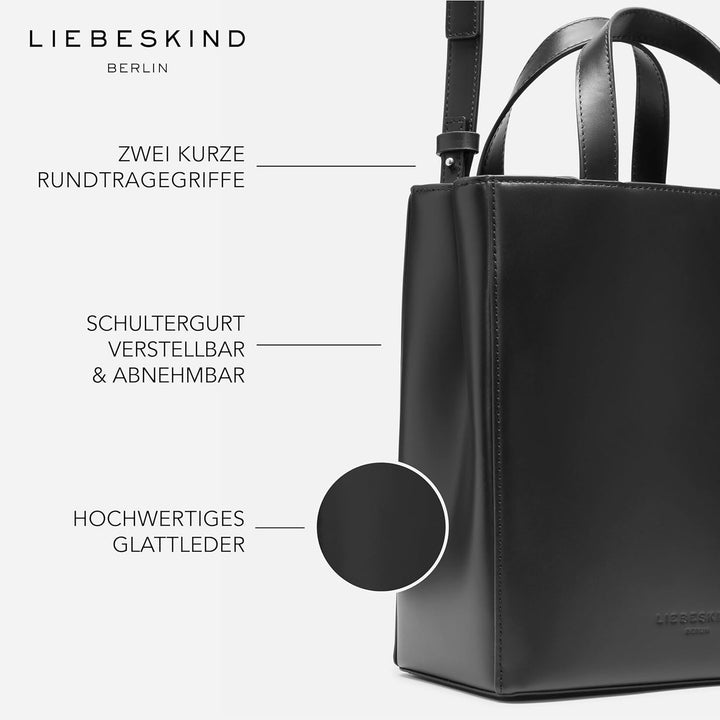 Liebeskind Damen Paperbag S Tote Offwhite, Offwhite