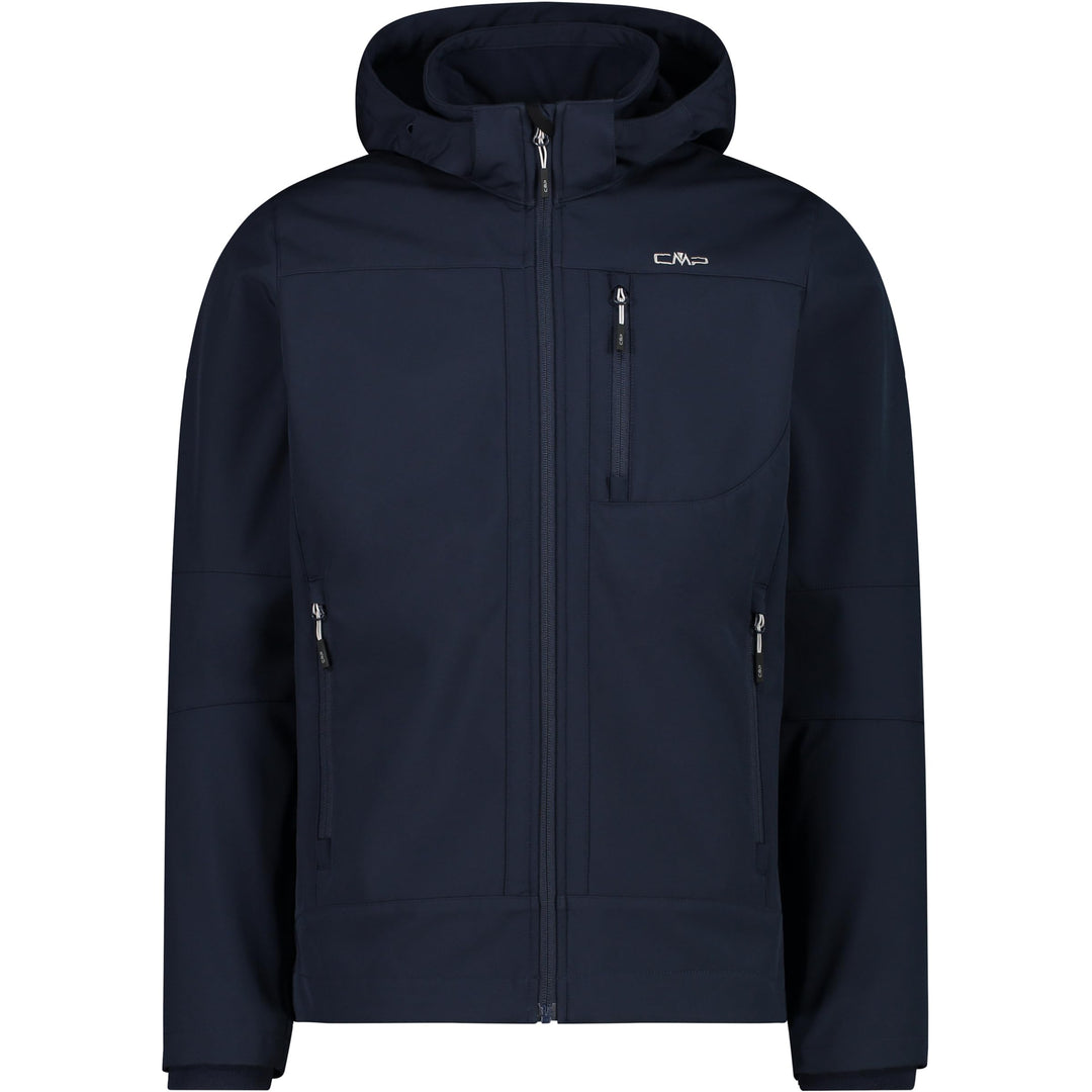 CMP Herren Herrenjacke mit Reissverschluss und Kapuze Softshelljacke 54 B.Blue-Ice, 54 B.Blue-Ice
