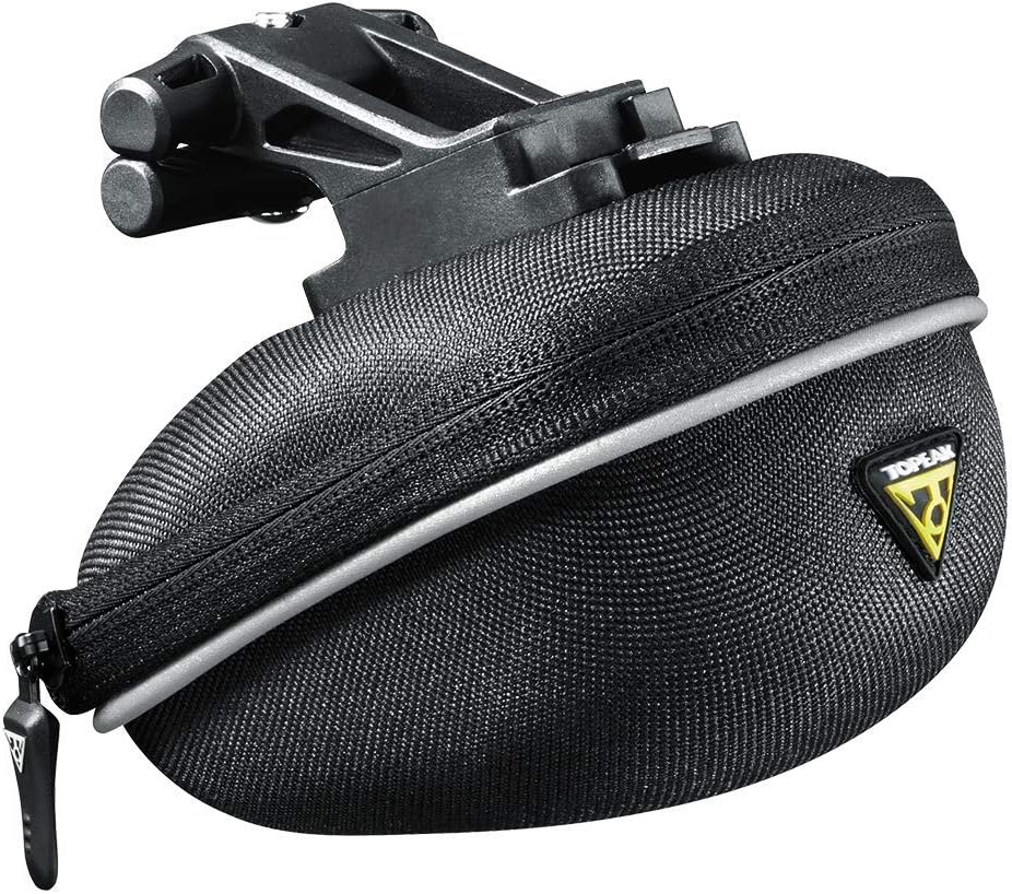 Topeak Satteltasche Pro Pack, W/Fixer F25 14x8.5x9 cm, 0.43 L Schwarz, 14x8.5x9 cm, 0.43 L Schwarz