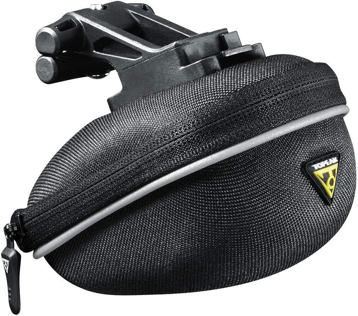 Topeak Satteltasche Pro Pack, W/Fixer F25 14x8.5x9 cm, 0.43 L Schwarz, 14x8.5x9 cm, 0.43 L Schwarz