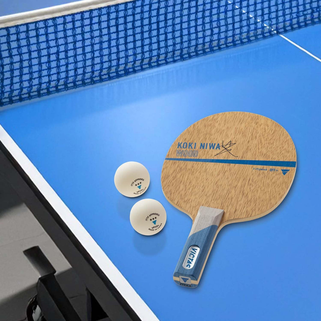 VICTAS Holz Koki Niwa Wood - 7-schichtiges Premium-Offensivholz für das tischnahe Offensivspiel - Ti