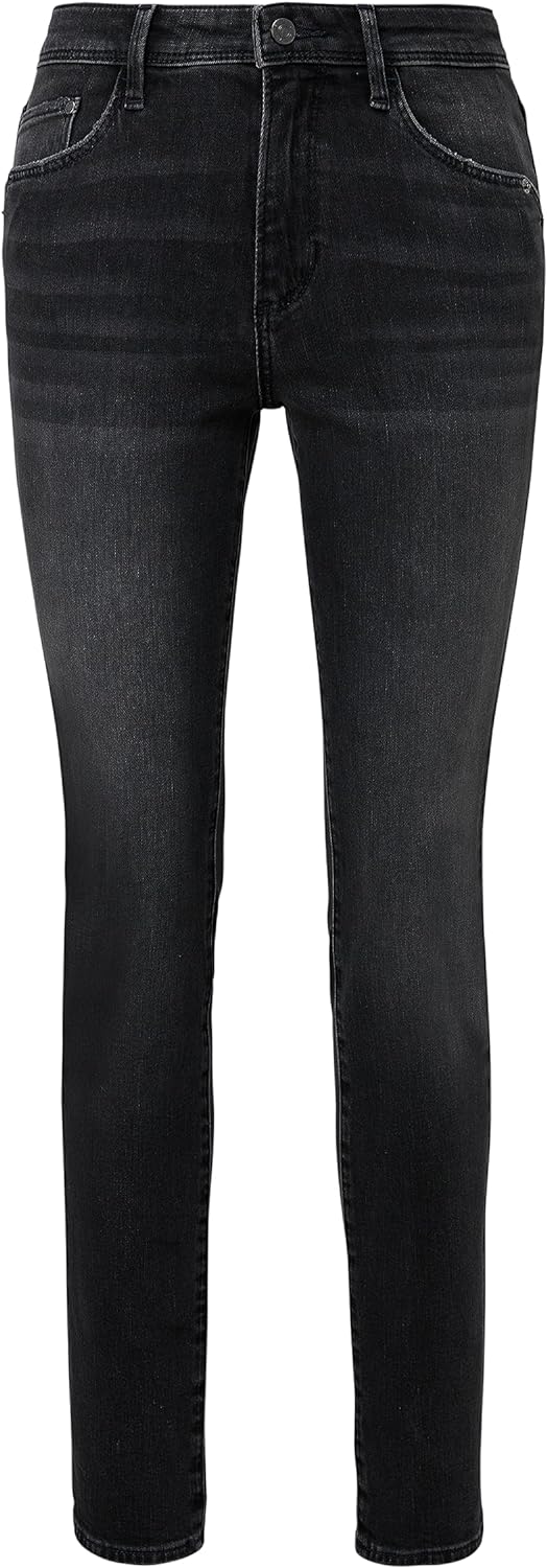 s.Oliver Damen Jeans-Hose Slim Leg 38W / 34L Grey/Black, 38W / 34L Grey/Black