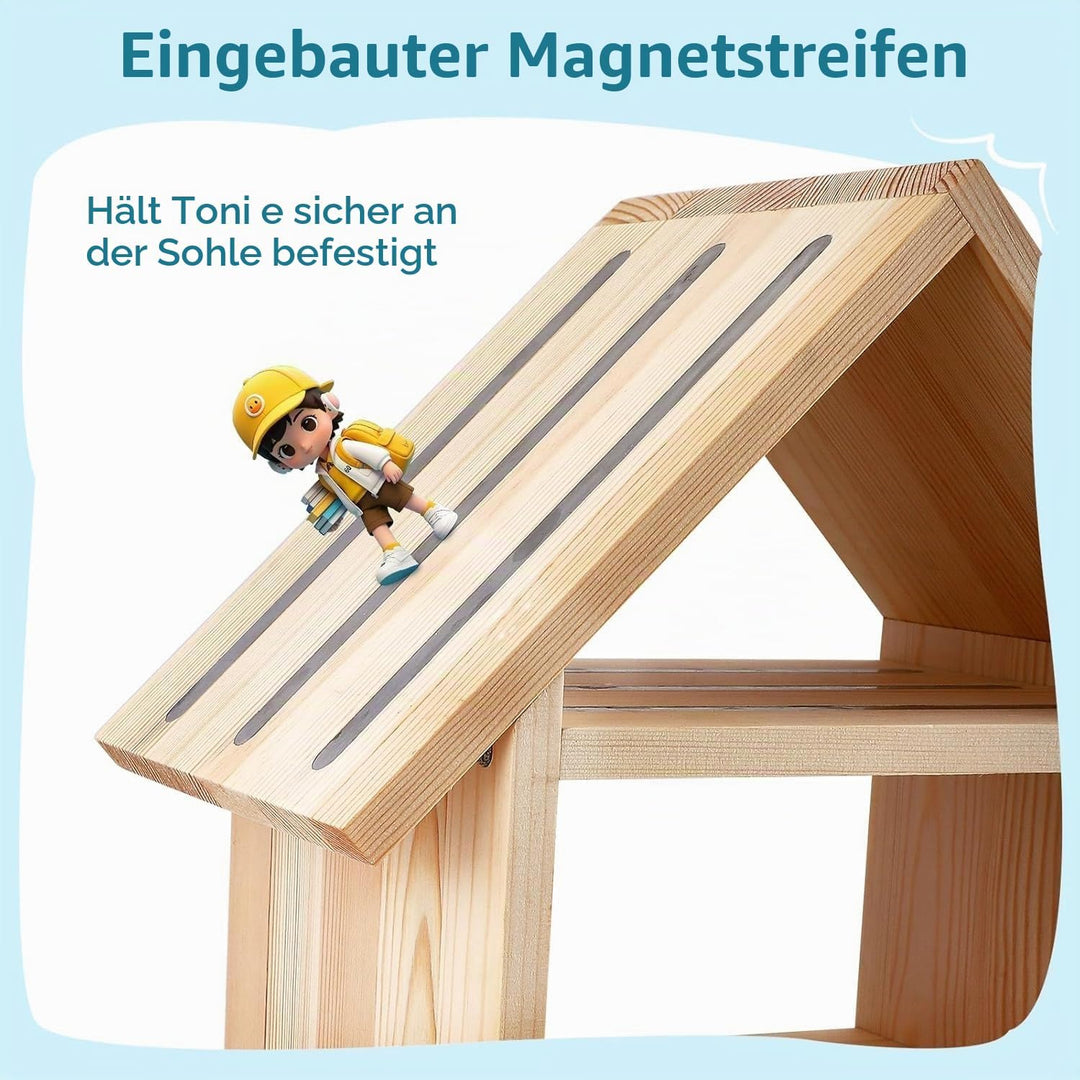 Toni-es Regal für die Toni-ebox, Magnetisch Regal für Toni-e, Zubehör für die Toni-ebox, Magnetische