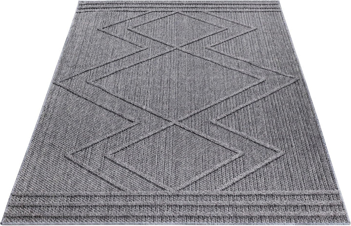 HomebyHome In&amp; Outdoor Teppich Wetterfest, Beige 80x150 cm Teppich Küche, Waschbarer Küchenläufer Fl