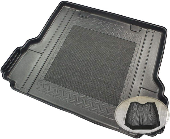 Z3263075 Antirutsch Kofferraumwanne fahrzeugspezifisch + Klett-Organizer (Laderaumwanne, Kofferraumm
