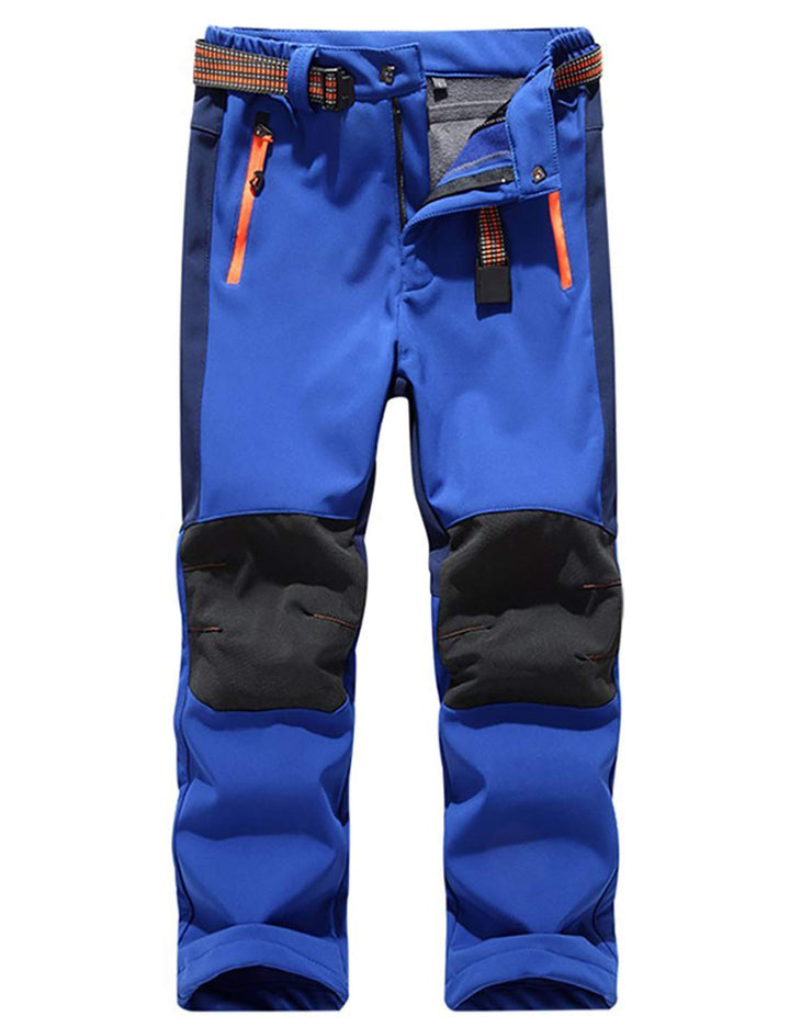 Echinodon Kinder Softshellhose mit Fleecefütterung Hose Wasserabweisend Winddicht Atmungsaktiv Warm