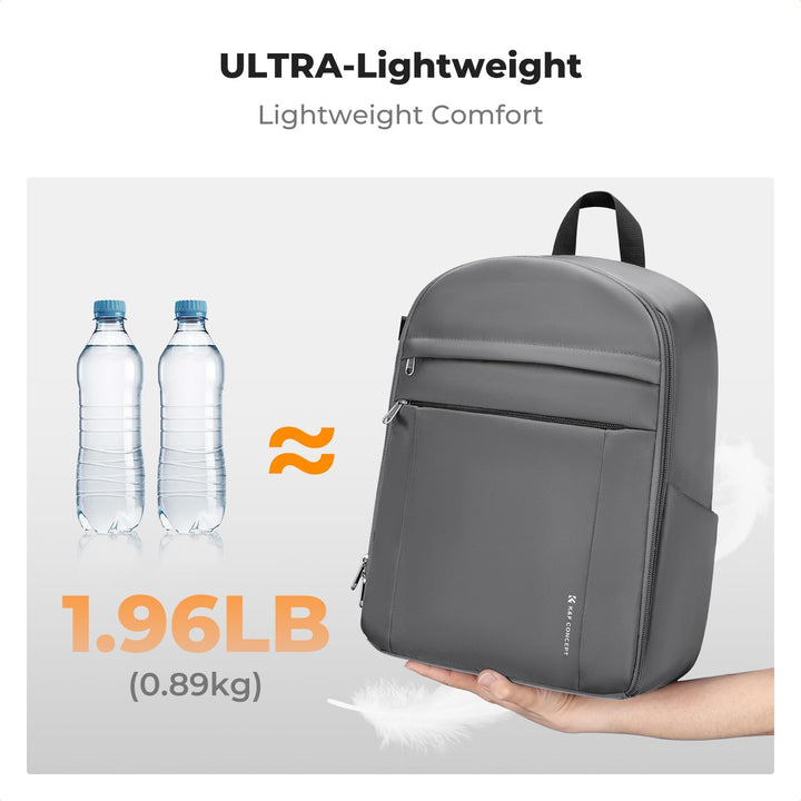 K&amp;F CONCEPT Kamerarucksack Fotorucksack Kompakt &amp; Leicht mit Regenschutz Dunkelgrau, Dunkelgrau