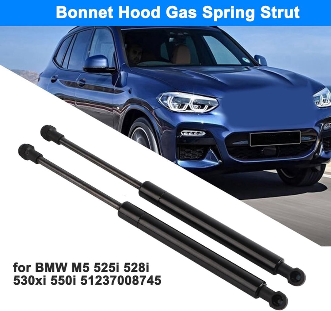 Motorhaubenstütze Gasdruckfedern Stossdämpfer Motorhaubenlift Halterung, 1 Paar Motorhaubenstützen f