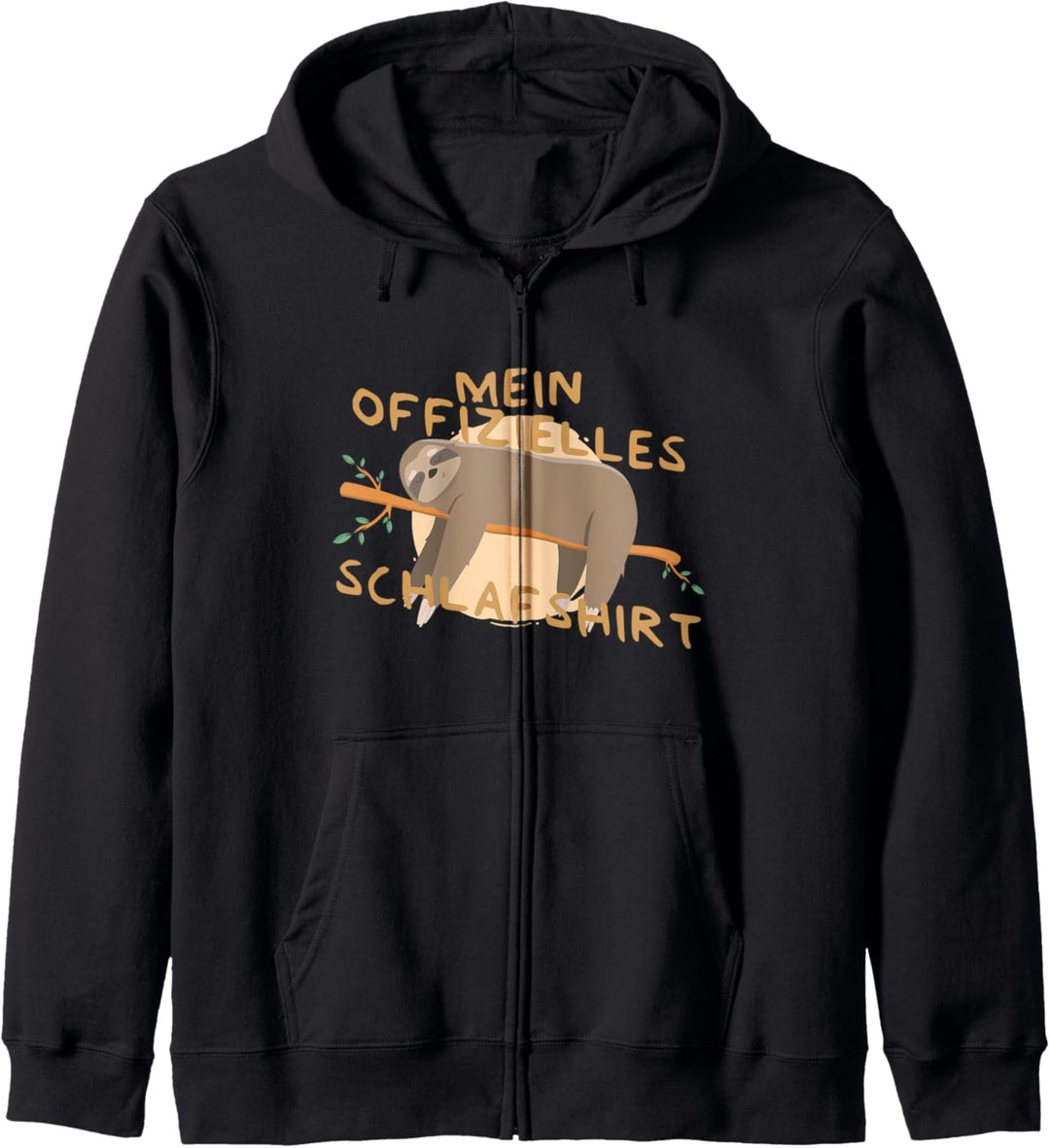 Mein Offizielles Schlafshirt - Faultier Kapuzenjacke