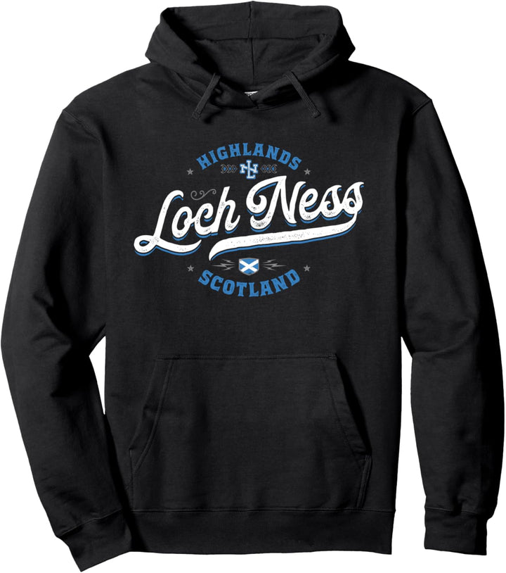 Loch Ness Schottland | Vintage Schottische Highlands Geschenk Reise Pullover Hoodie