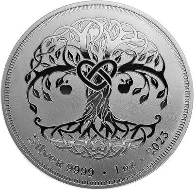 Generisch Tree of Life Irland 1 Unze Silber 2023 999,9/1000 31,1g