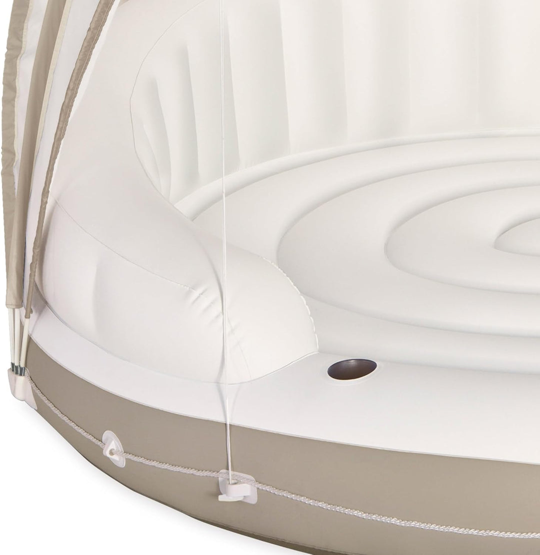 Intex 58292EU - Aufblasbare Lounge, Liegeinsel Canopy Island, 78 x 59 Zoll Single, Single