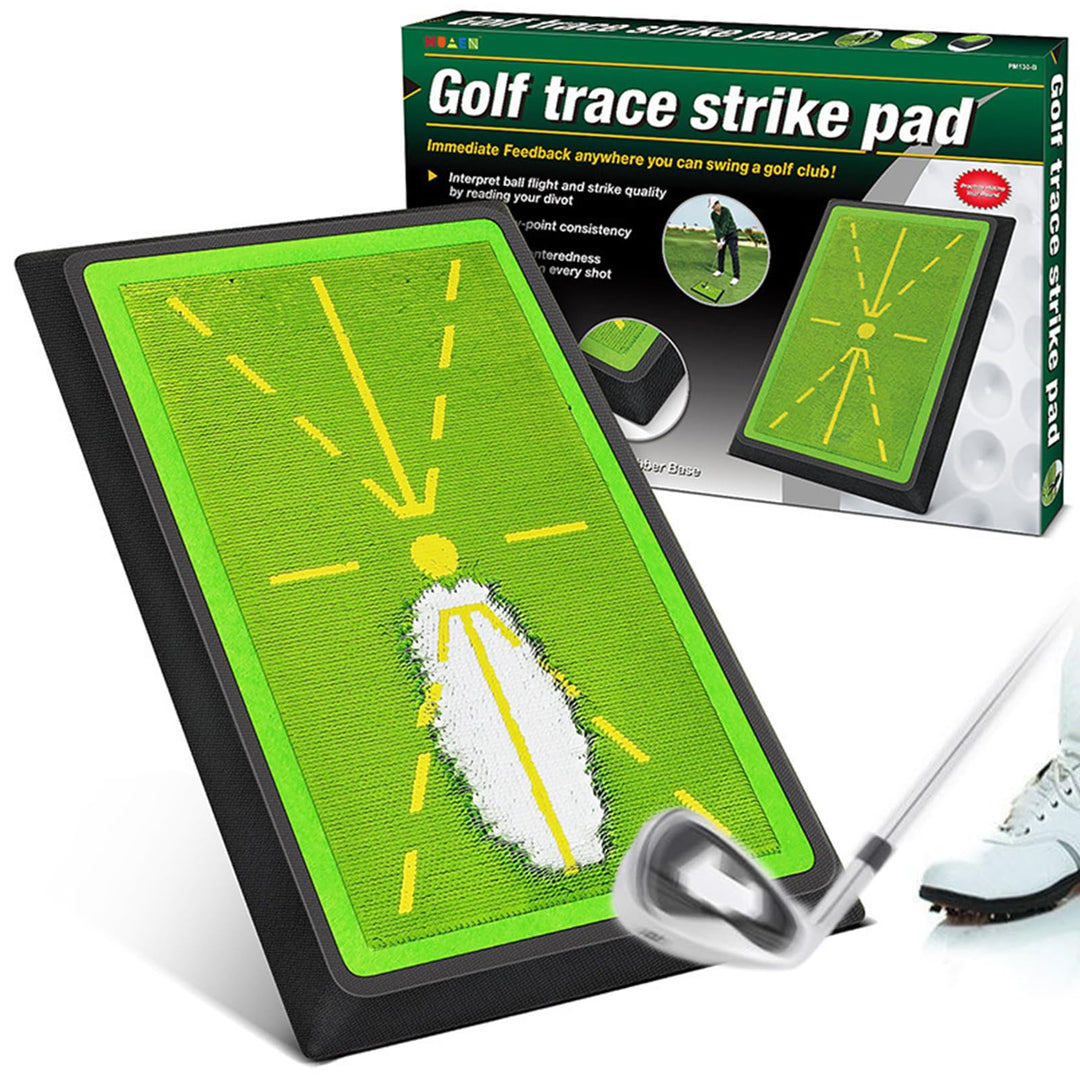 Golf-Schwingmatte – Sofortige Rückkehr | Indoor/Outdoor Trainingsmatte | rutschfeste Unterseite, lan