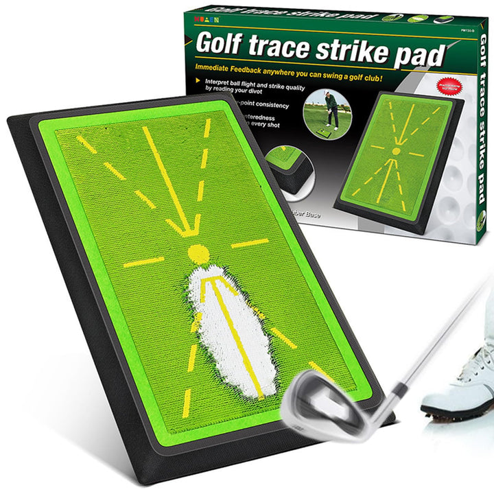 Golf-Schwingmatte – Sofortige Rückkehr | Indoor/Outdoor Trainingsmatte | rutschfeste Unterseite, lan
