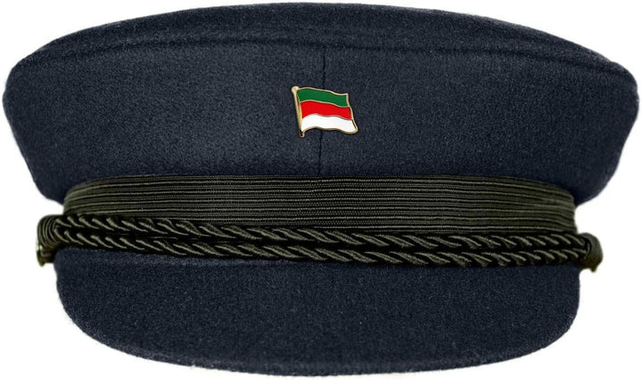 MADSea Elbsegler Premium Tuch mit Flaggenpin Helgoland dunkelblau Pin, Grösse:62, Pins:Helgoland