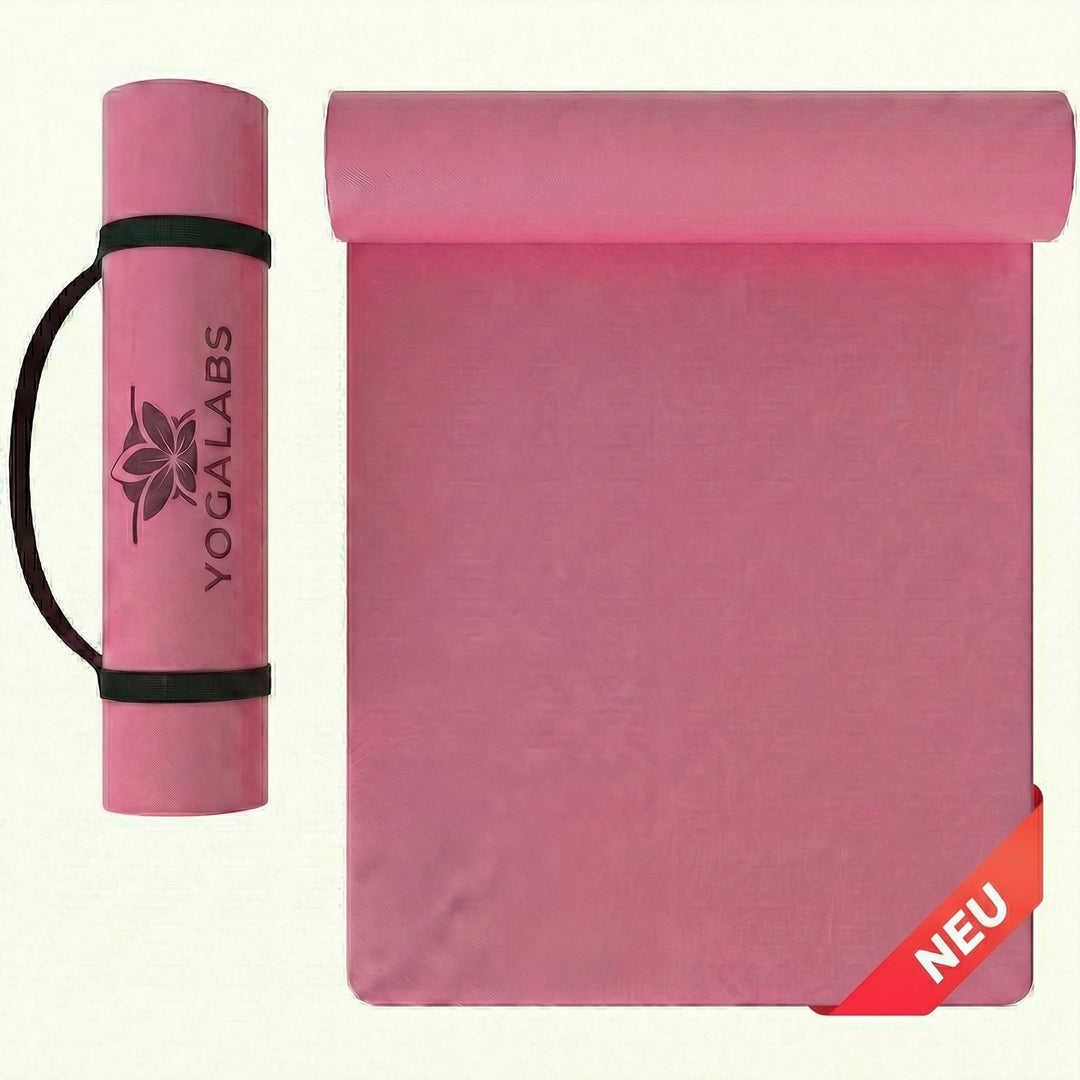 Premium Yoga-Matte aus hautfreundlichem ECO TPE-Material 185 x 60 x 0,6cm (gross) - Boho Style Gymna