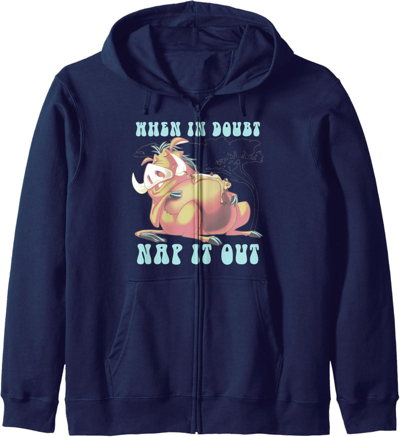 Disney The Lion King Pumbaa When In Doubt Nap It Out Kapuzenjacke