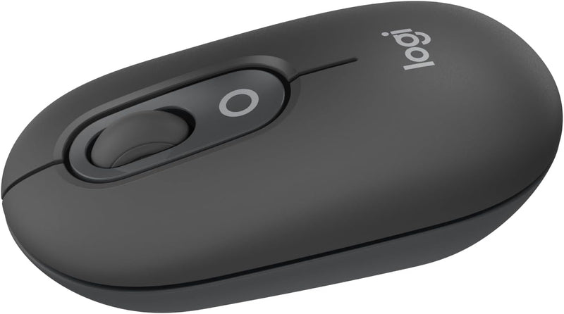 Logitech POP Mouse, kompakte und mobile kabellose Bluetooth-Maus mit programmierbaren Tasten und lei