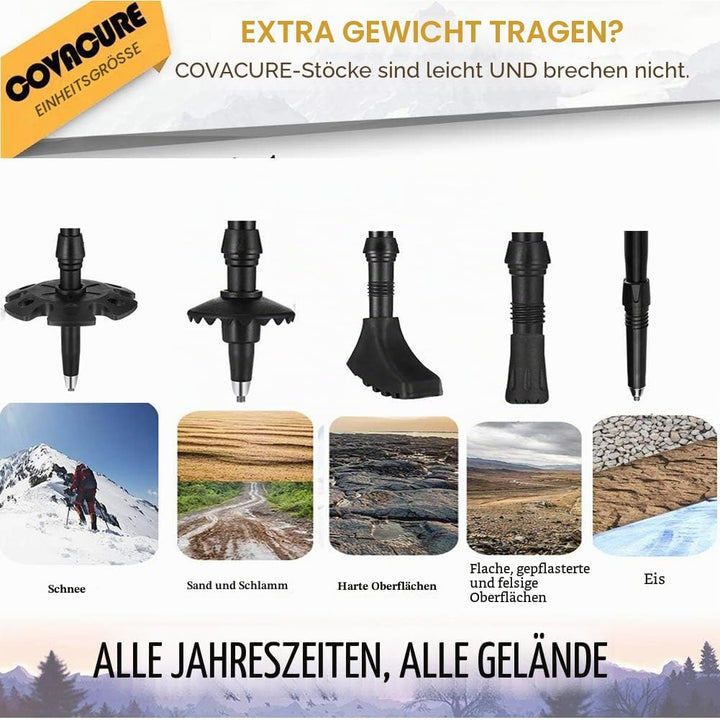 Wanderstock, faltbar, Wanderstock, Kork, atmungsaktiv, Trekking, stossfest, rutschfest, rutschfest,