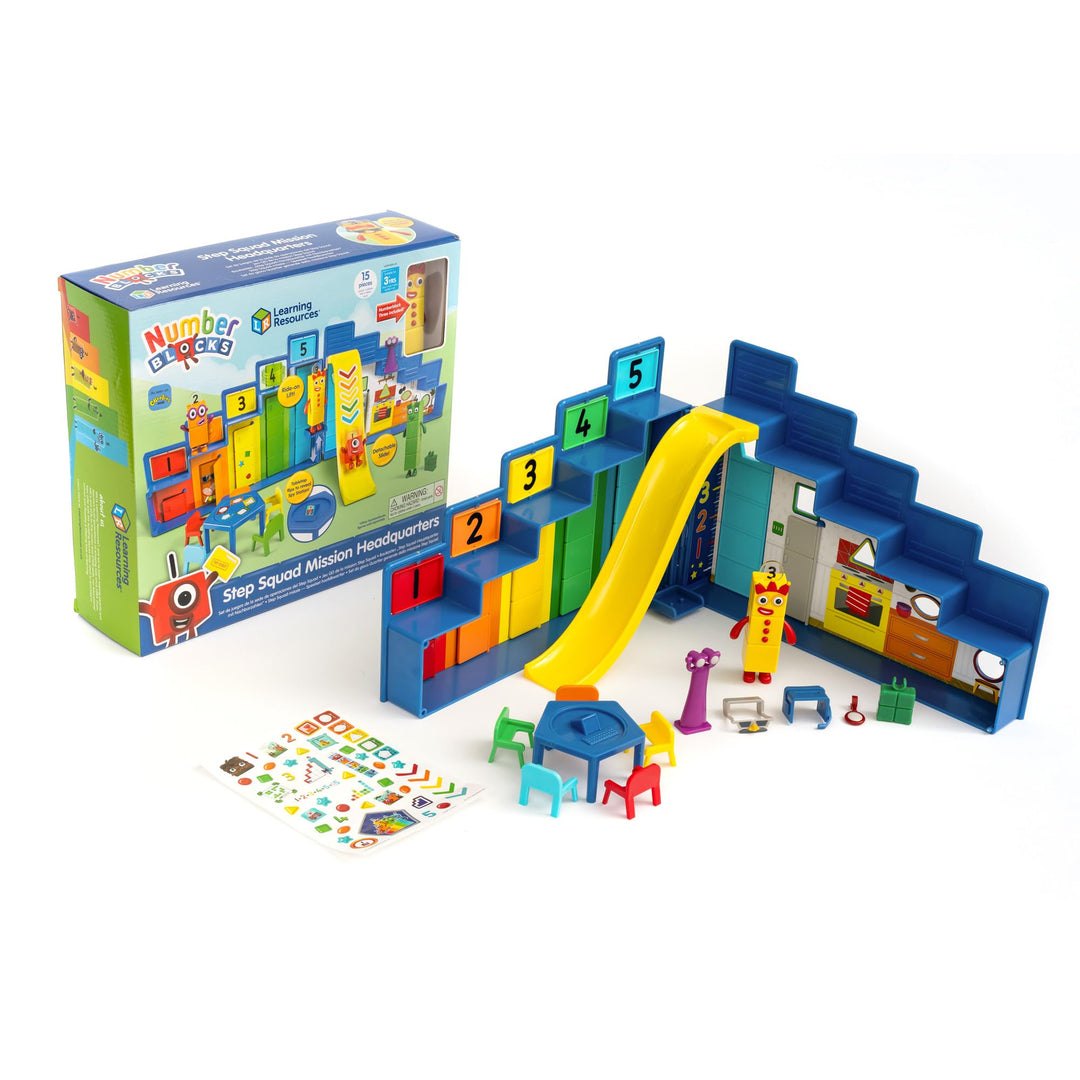 Learning Resources Numberblocks Deluxe-Spielset „Step Squad-Hauptquartier mit Nachbarzahlen“ ab 3 Ja