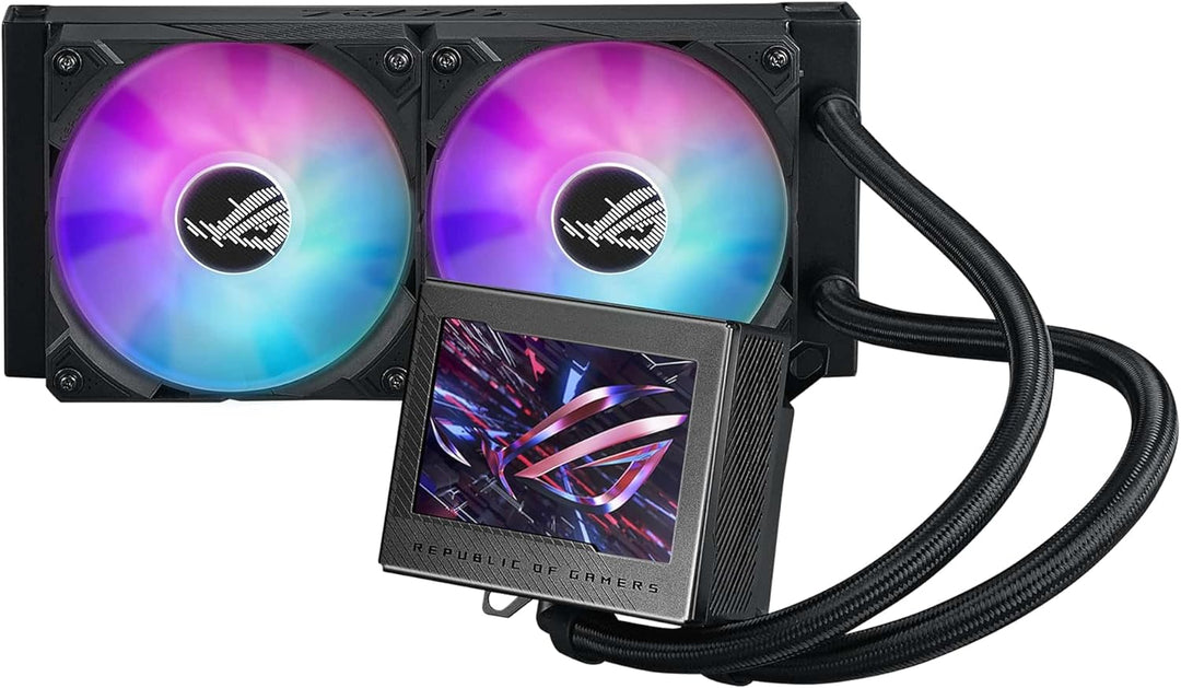 ASUS ROG Ryujin III 240 ARGB All-in-One-Flüssigkeits-CPU-Kühler mit 3,5-Zoll-LCD, Asetek-Pumpe der 8