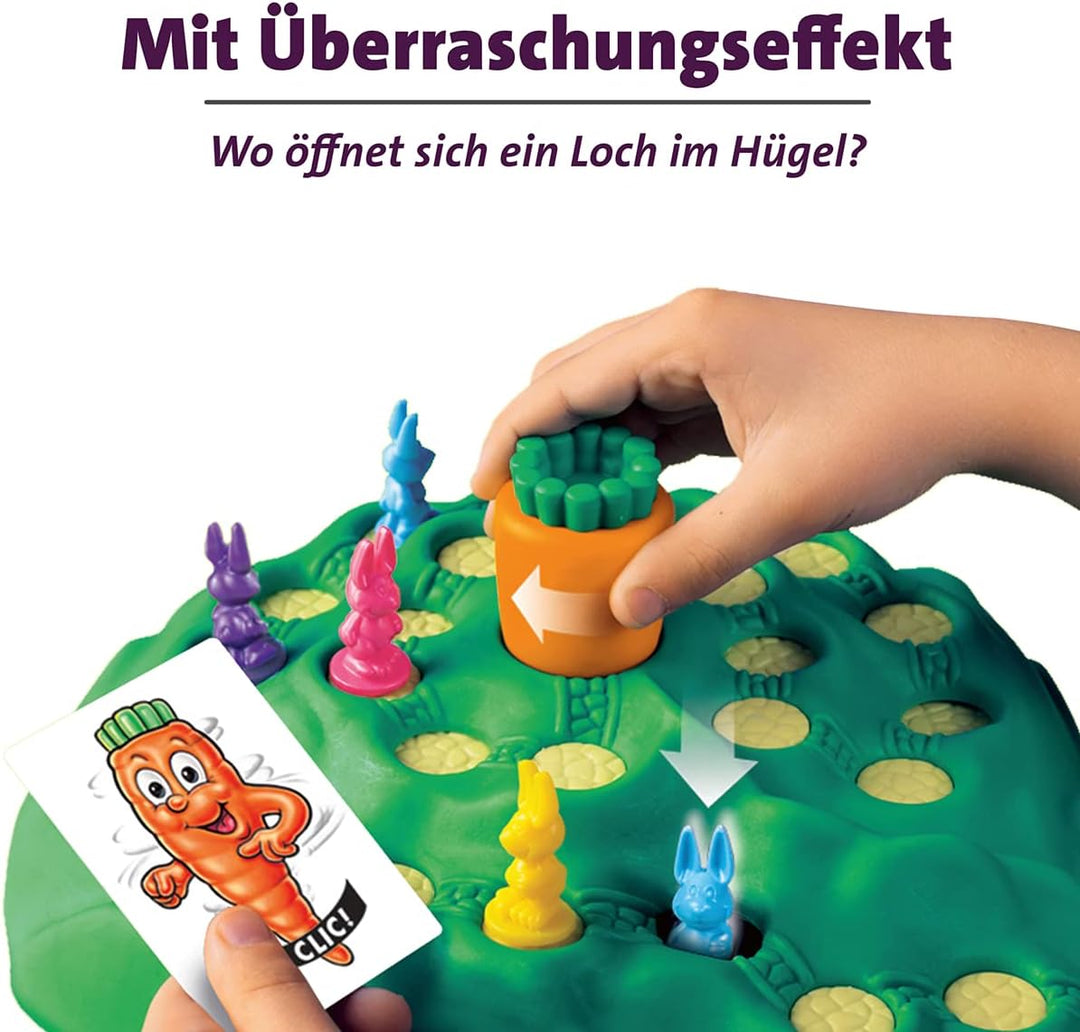 Ravensburger 21556 - Lotti Karotti, Brettspiel für Kinder ab 4 Jahren, Familienspiel für Kinder und