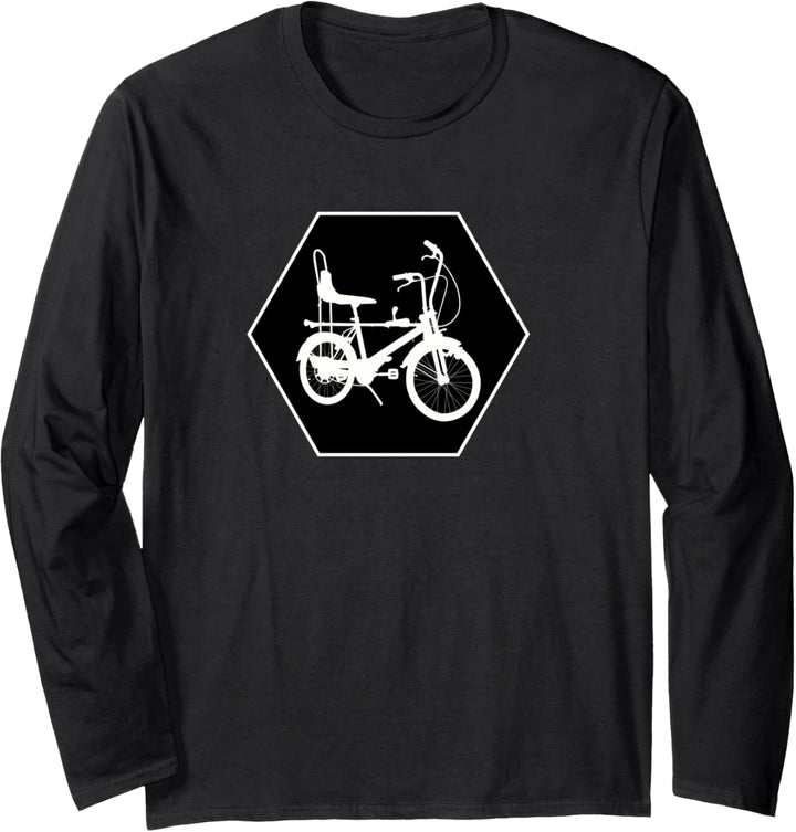 High-Riser Wheelie Bike 70er Jahre Old School Hipster Langarmshirt