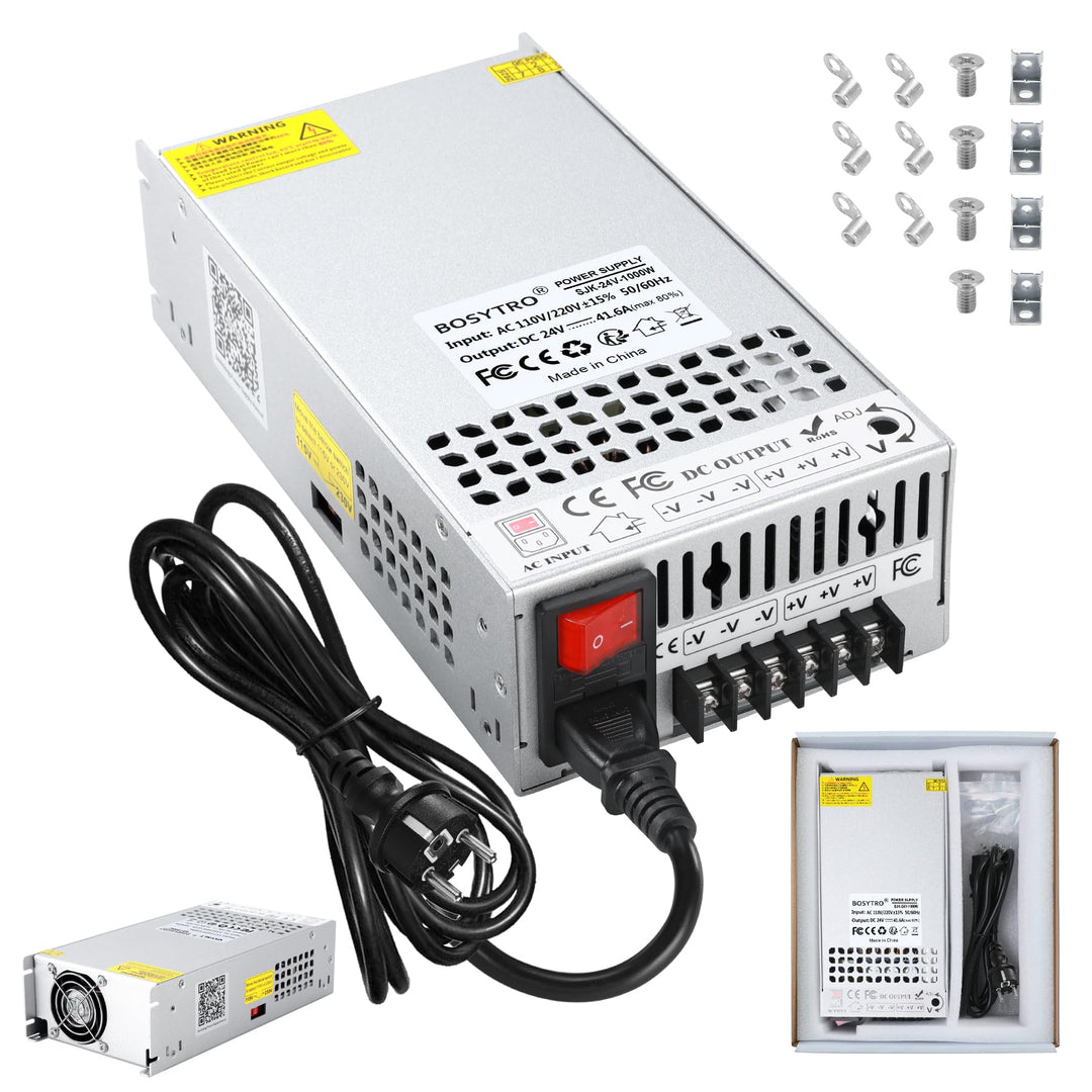 Upgrade Netzteil 24V 41.6A 1000W Schaltnetzteil Adapter Transformator LED Treiber AC110V / 220V (SMP