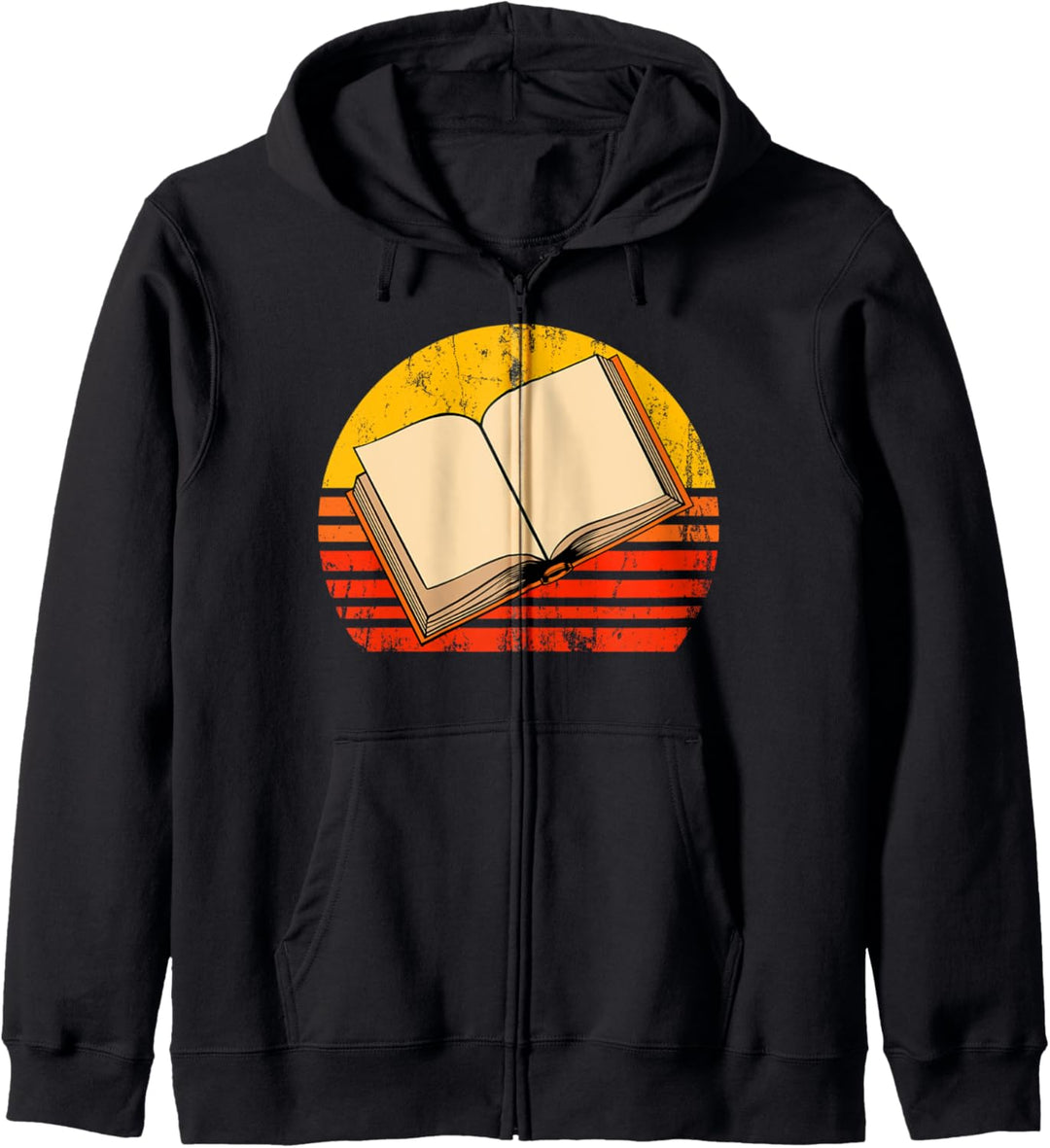 Retro Vintage Bookish Lesen Leseratte Bücherwurm Literatur Kapuzenjacke