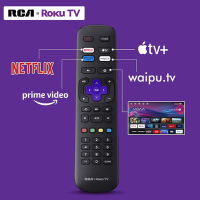 RCA Smart TV 24 Zoll Fernseher Roku TV(60cm) HD Ready Triple Tuner Dolby Audio HDMI USB WiFi Apple T