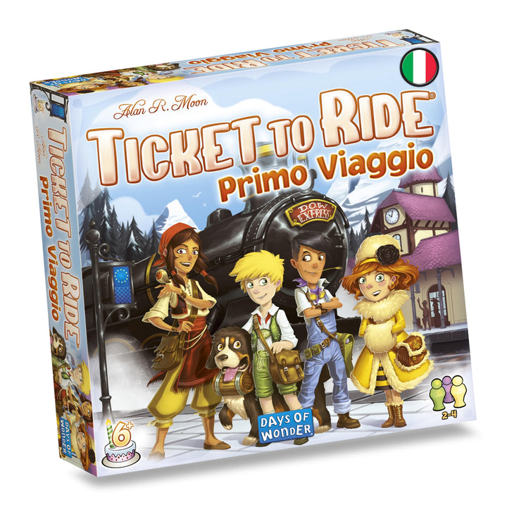 Asmodee Italien 8516 – Ticket to Ride ersten Reise Edizione Italiana TTR: First Journey, TTR: First